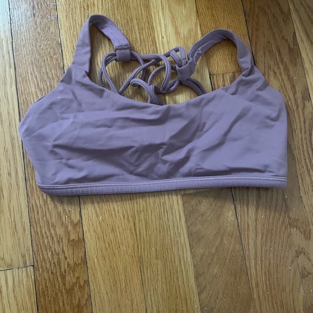 Lulu dark pink sport bra -  SIZE 4